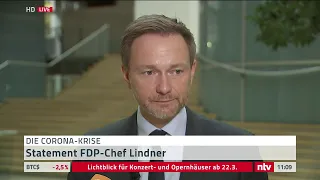 Corona LIVE: FDP-Chef Lindner zu den neuen Beschlüssen