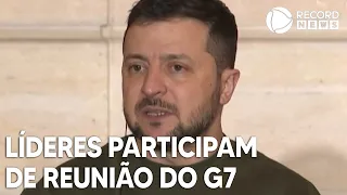 Lula e Zelensky participam de reunião do G7 no Japão