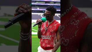 WIZKID SAYS HE CAN PLAY EVERY POSITION IN FOOTBALL