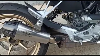 Silenziatore Agostini Mandello per moto Guzzi V100