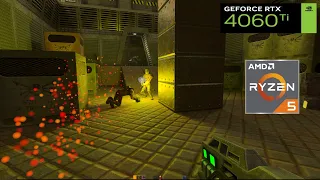 Quake II RTX (2019) | RTX 4060TI (8gb) + R5 5600 | 1080p | 1440p | 4k | Ultra | Bajo