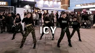 [홍대 버스킹] 있지 ITZY - ICY 안무 커버댄스 DANCE COVER │ 브로드댄스스쿨