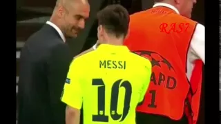 Pep Guardiola And Messi Respect