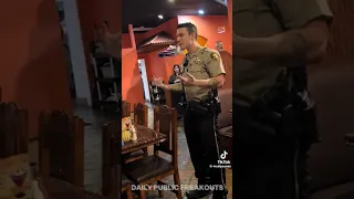 Lady Gets Arrested in Restaurant! #karen #shorts #shortsvideo #karens