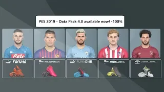 PES 2019 | Data Pack 4.0 available now! |100%