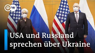 USA und Russland beraten in Genf zur Ukraine-Krise | DW Nachrichten