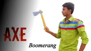 TUTORIAL : How To Make An Axe Boomerang At Home | Axe Boomerang Making || The Indian Youngster ||