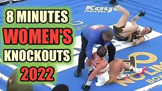 8 Minutes of Brutal Women's Knockouts of 2022