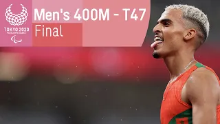Men's 400M - T47 | Final | Athletics | Tokyo 2020 Paralympic Games