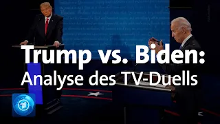 Trump gegen Biden: Erkenntnisse aus dem TV-Duell vor der US-Wahl