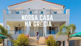 FÉRIAS NA GRÉCIA / MOSTRANDO NOSSA CASA.