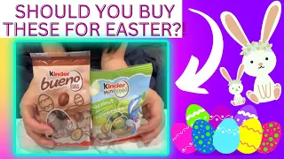 Kinder Bueno Eggs 🇮🇹 & Kinder Mini Eggs Hazelnut 🇧🇪 - Should you buy these for Easter?