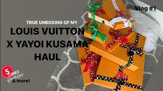 Vlog #1 Louis Vuitton x Yayoi Kusama triple x 2 unboxing 🤩🎃💥