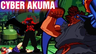 Cyber Akuma Playthrough Marvel Super Heroes vs Street Fighter Longplay Arcade Mode