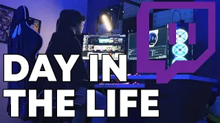 Day In The Life of a Highschool Twitch Streamer + Setup Tour