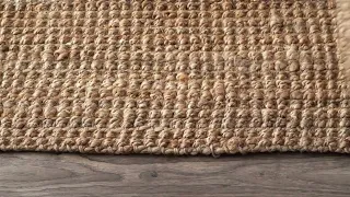 nuLOOM Daniela Farmhouse Chunky Jute Area Rug, 7' 6" x 10' 6", Off-white