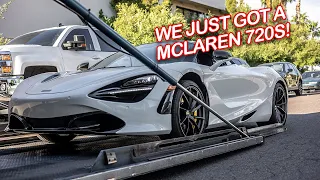 Taking Delivery of our New McLaren 720s Project Car