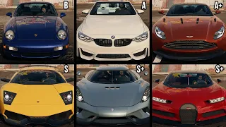 NEED FOR SPEED UNBOUND - TOP FASTEST CAR FROM EACH CLASS | TOP SPEED BATTLE |