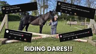 RIDING DARES!! || 5,000 SUBSCRIBER SPECIAL PART 1!!