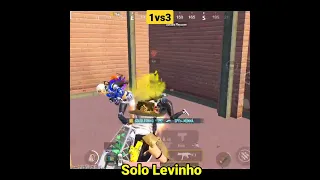 Best Kill 1vs3 ( Solo Levinho) #shorts