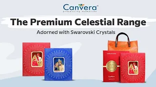 The Premium Celestial Range By Canvera - World's first Swarovski crystal studded photobook