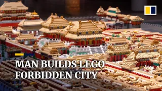 Chinese man builds Beijing’s Forbidden City using 700,000 Lego bricks