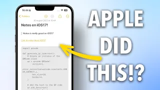 Notes is AMAZING in iOS 17 - Here's EVERYTHING Apple added!