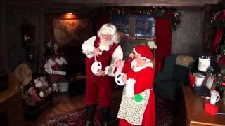 Santa Snooper Webcam Video 013- Santa Claus & Mrs. Claus' Big Race