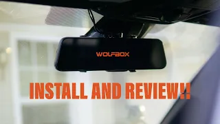 3RD GEN TACOMA WOLFBOX G900 DASHCAM/ MIRROR INSTALL