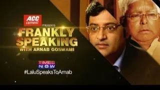 Frankly Speaking With Lalu Prasad - Full Interview [2014]