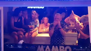 Fatboy Slim dropping Lee Cabrera "Shake It" Live @ Mambos Ibiza