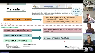 Sesión clínica tratamiento de la hiponatremia con Urea NM, Hospital de Calella y Hospital de Blanes