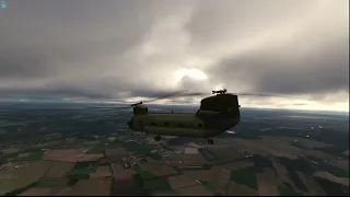 [ MSFS ] CH-47D Chinook - Gilze Rijen naar Weert.