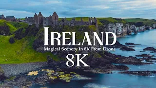 Ireland 8K - Drone Footage Of Amazing Nature Scenery in 8K Ultra Hd HDR