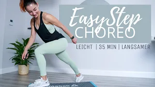 EasyStep Aerobic Choreo // Beginner friendly // easy and taxing