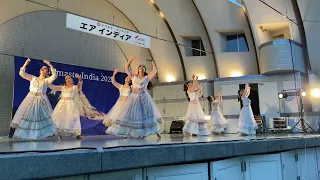 Japanese Girl’s Bollywood dance in Indian Festival Tokyo