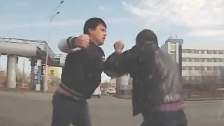 Road rage in Russia  ★ Fights on the road ★   Road rage compilation #4