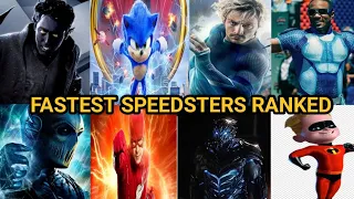 The Fastest Speedsters Ranked ( from the flash to marvel)