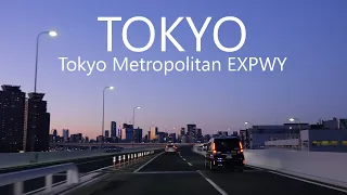 4K Night Drive on Tokyo Met. EXPWY | Funaboribashi - Rainbow Bridge - Ikebukuro - Harumi