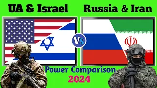 US Israel Vs Russia Iran Millitary Power 2024|Israel Vs Iran Military Power 2024