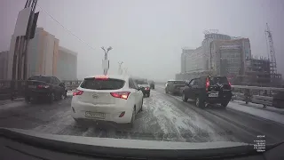 Момент аварии на метромосту (17.04.2019)