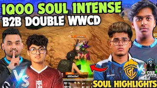 iQOOSouL Intense Double WWCD 😳 SOUL vs GODL vs CARNIVAL 🔥 SPOWER 1v3 ✅ Team SouL 🚀