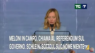 In diretta il TgLa7 delle 13.30 del 29/04/2024