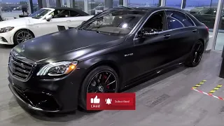 Matte Black S63 AMG Sedan- Mercedes-Benz S Class 🔥