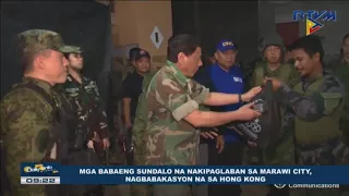 Mga babaeng sundalo na nakipaglaban sa Marawi City, nagbabakasyon na sa Hong Kong