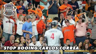 STOP BOOING CARLOS CORREA