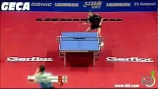 Vladimir Samsonov and Chuang Chih-Yuan: Amazing Point! ( 2012 World Cup )