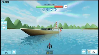 Getting the GOLDEN SPEED Boat in ROBLOX SHARKBITE!