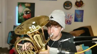 Albert and his tuba