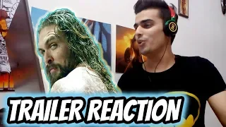 Aquaman Official Trailer 1 - Comic Con Reaction!! #Aquaman